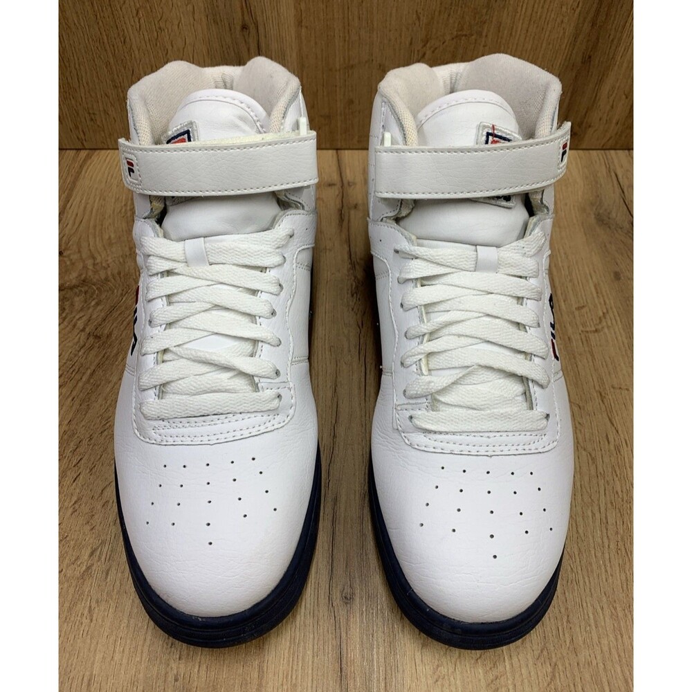 FILA F-13 White High Top  1VF059LX-150 Classic Basketball/Lifestyle Mens SIze 10 - Picture 4 of 13